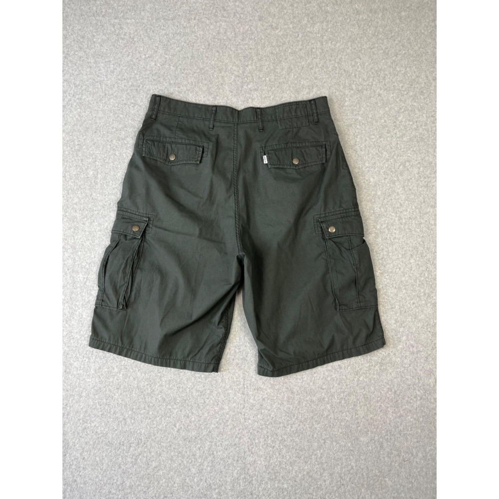 Levis Short Mens 34 Gray Carrier Cargo Chino Loose Fit Casual Classiccore - Picture 8 of 11